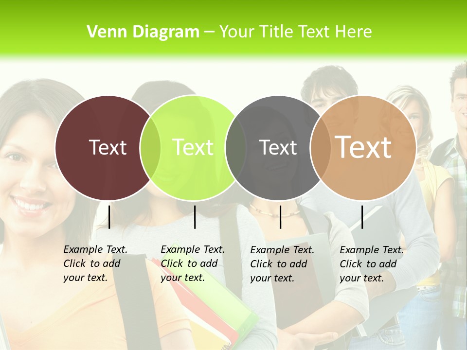 Student Group Portrait PowerPoint Template