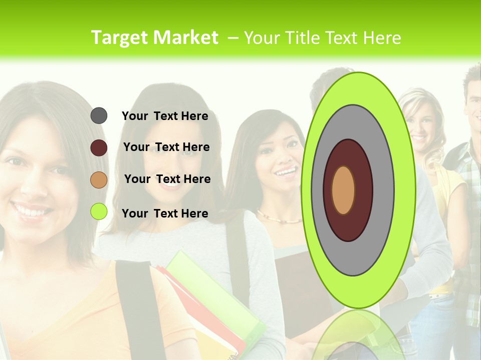 Student Group Portrait PowerPoint Template