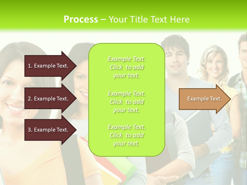 Student Group Portrait PowerPoint Template