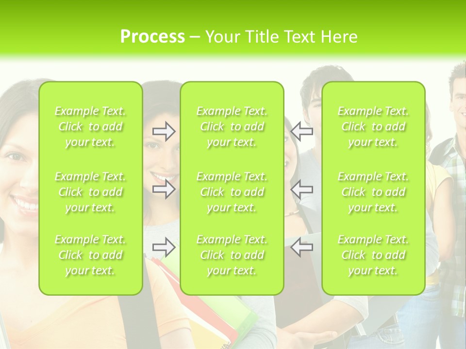 Student Group Portrait PowerPoint Template