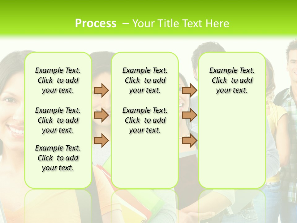 Student Group Portrait PowerPoint Template