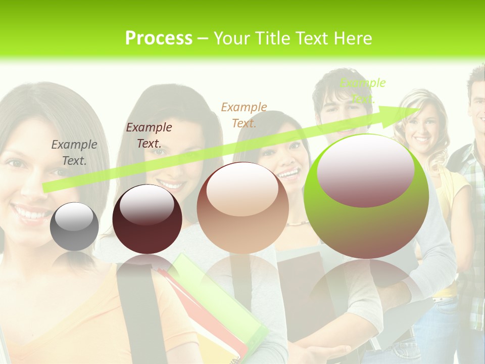 Student Group Portrait PowerPoint Template