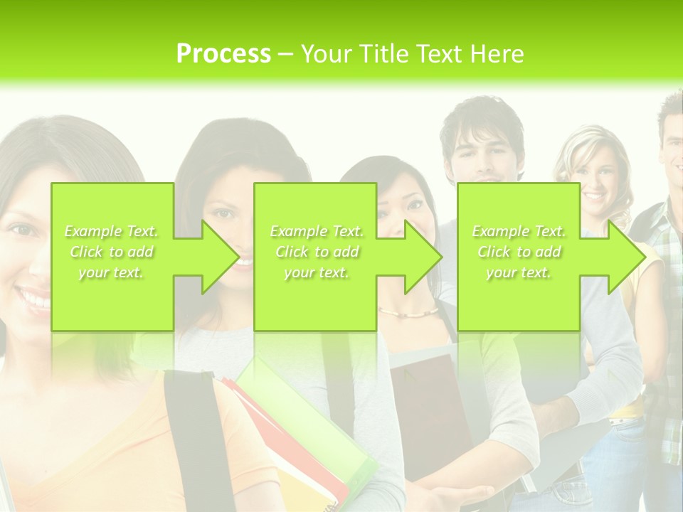 Student Group Portrait PowerPoint Template