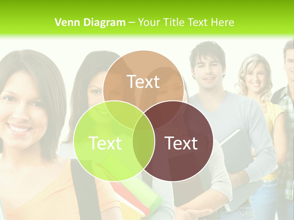 Student Group Portrait PowerPoint Template