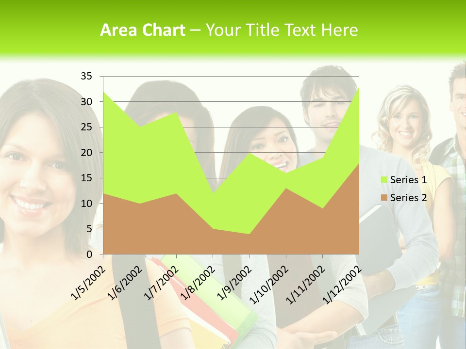 Student Group Portrait PowerPoint Template