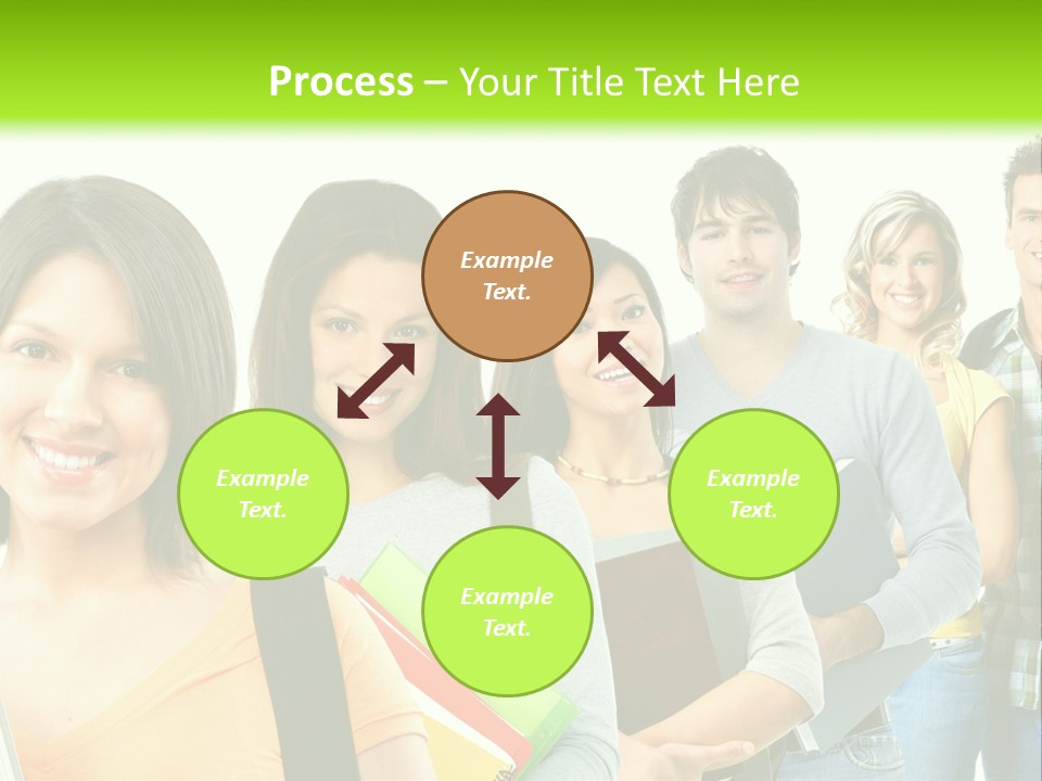 Student Group Portrait PowerPoint Template