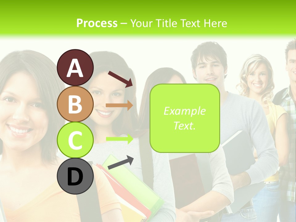 Student Group Portrait PowerPoint Template