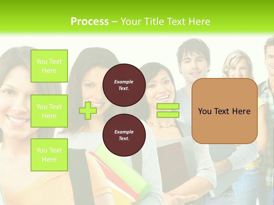 Student Group Portrait PowerPoint Template