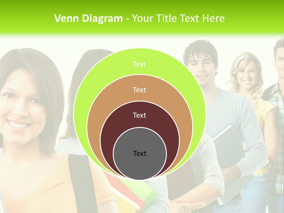 Student Group Portrait PowerPoint Template