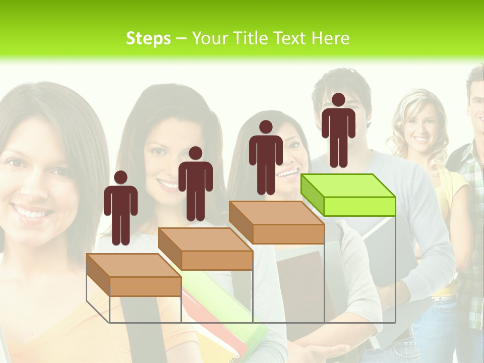 Student Group Portrait PowerPoint Template