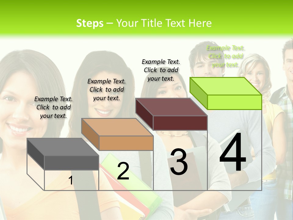 Student Group Portrait PowerPoint Template