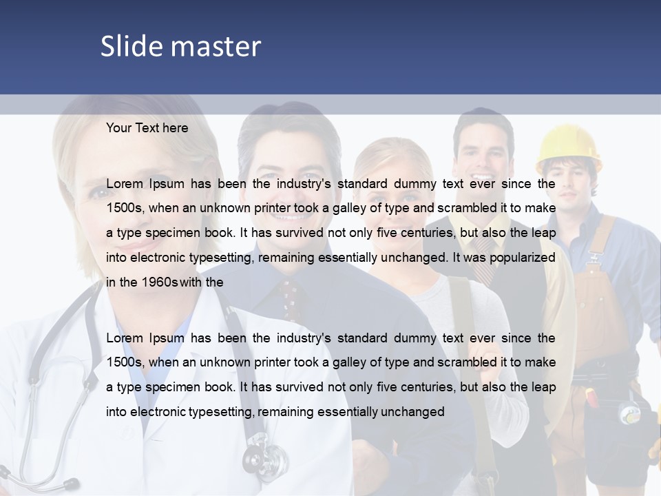 Isolate Medicine Smile PowerPoint Template