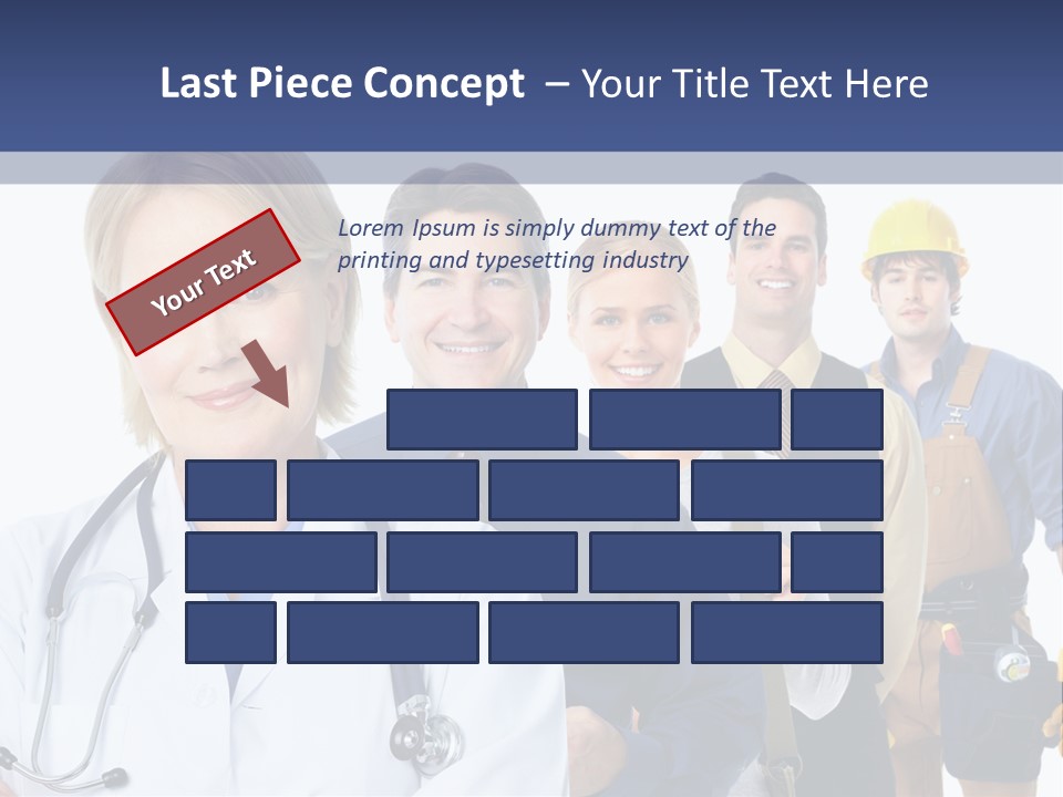 Isolate Medicine Smile PowerPoint Template