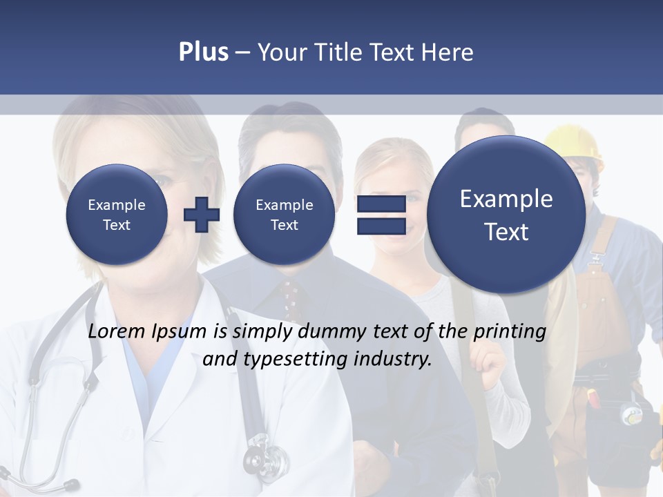 Isolate Medicine Smile PowerPoint Template