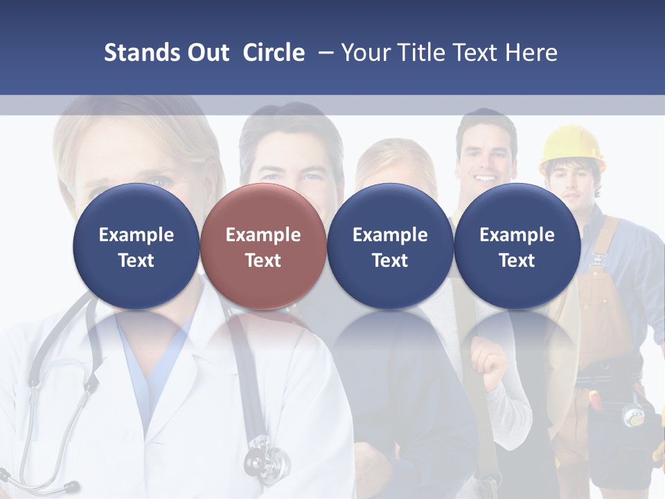 Isolate Medicine Smile PowerPoint Template