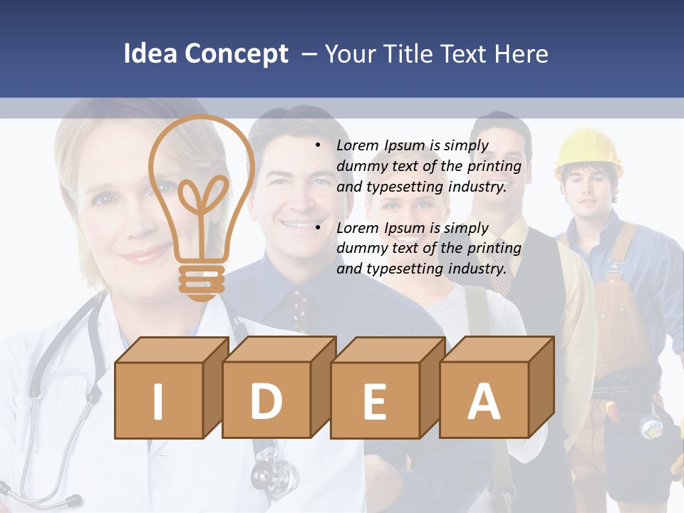 Isolate Medicine Smile PowerPoint Template
