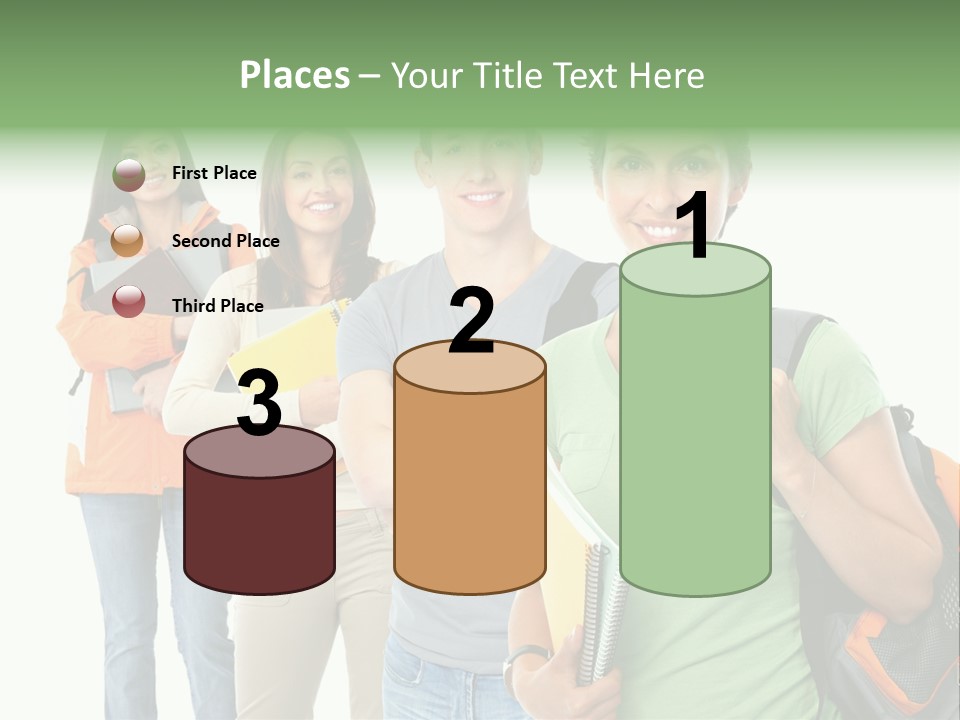 University School Man PowerPoint Template