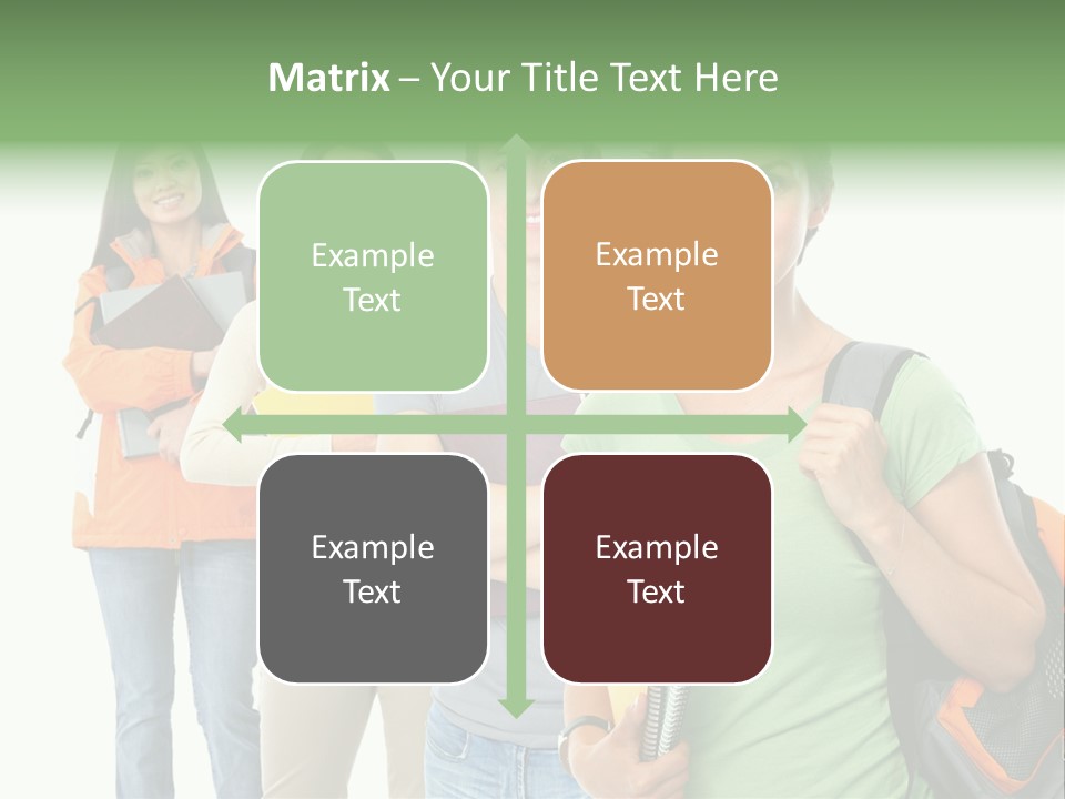 University School Man PowerPoint Template