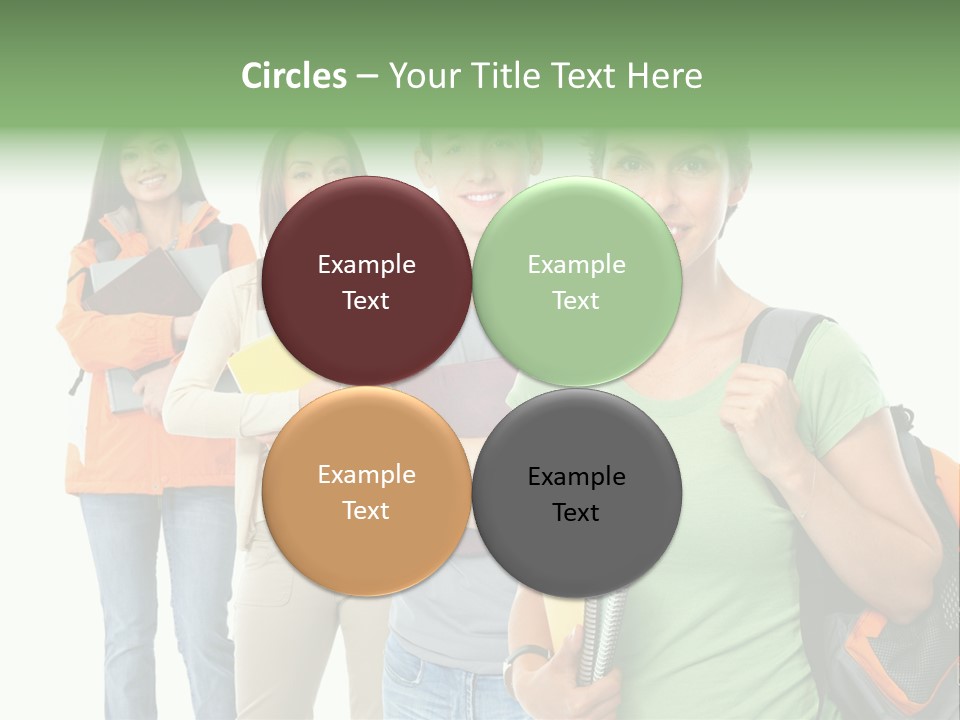 University School Man PowerPoint Template