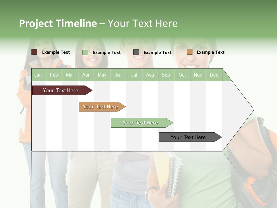 University School Man PowerPoint Template