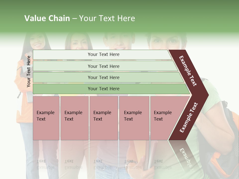 University School Man PowerPoint Template