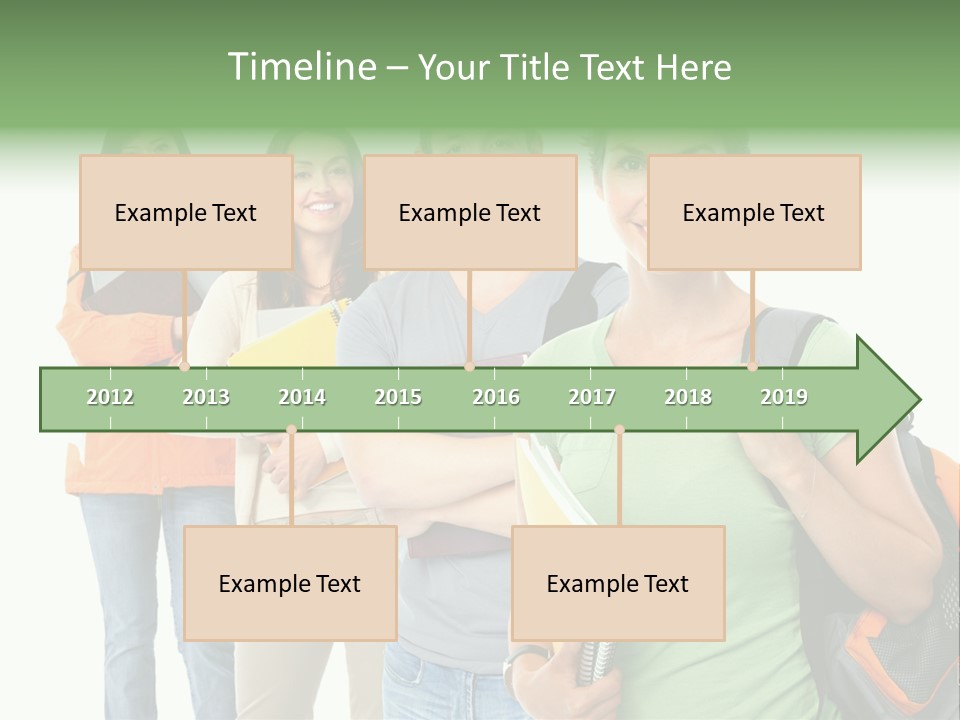 University School Man PowerPoint Template