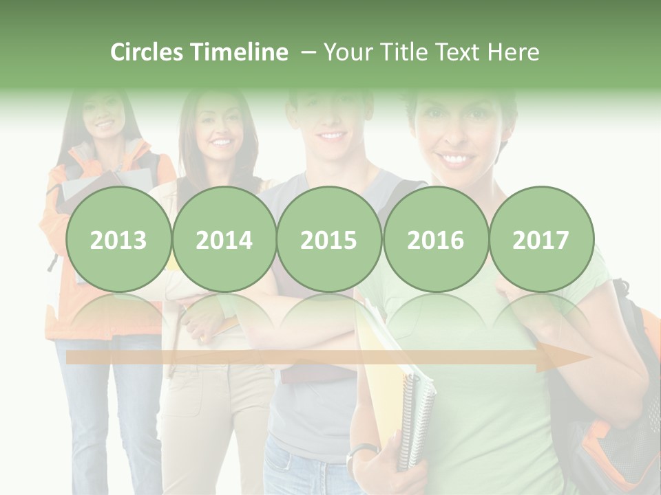 University School Man PowerPoint Template