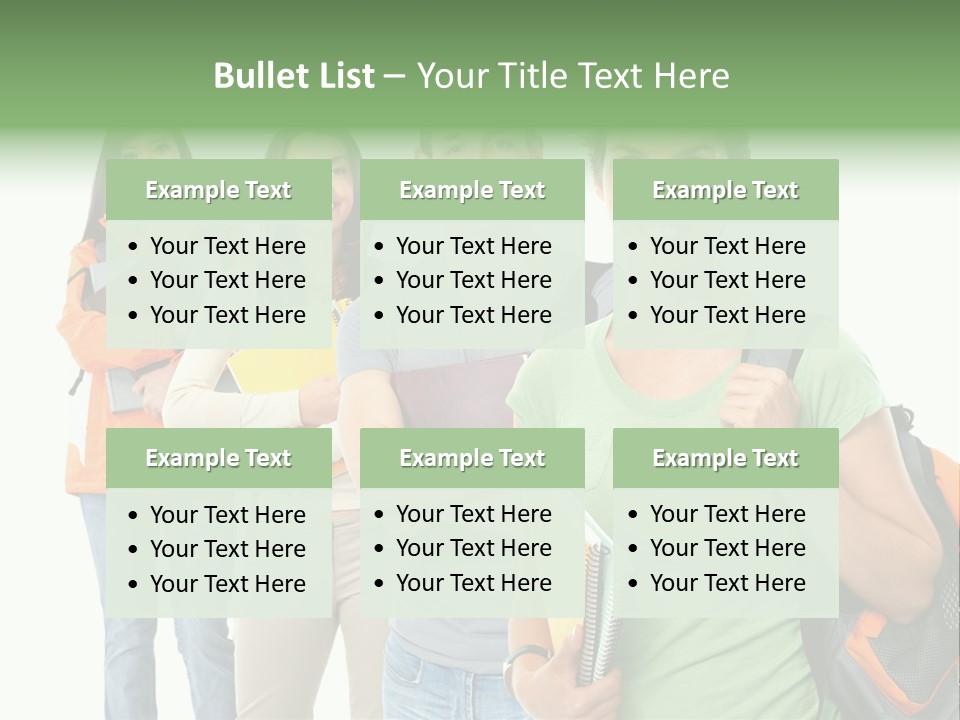 University School Man PowerPoint Template