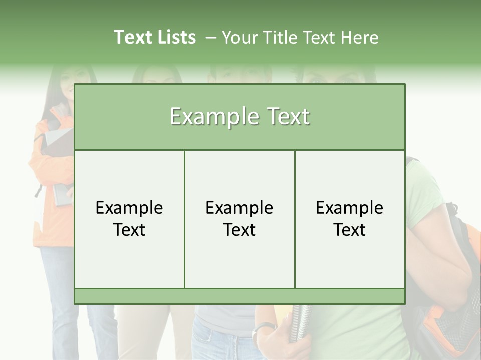University School Man PowerPoint Template