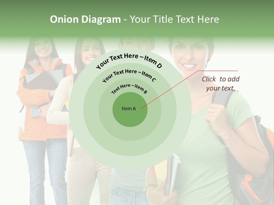 University School Man PowerPoint Template