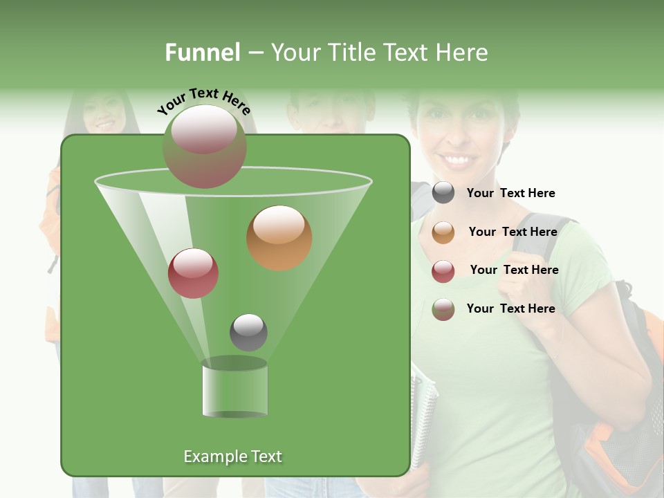 University School Man PowerPoint Template