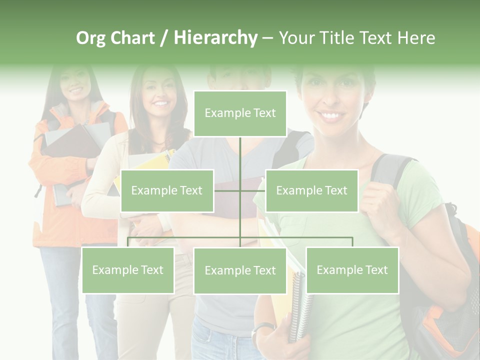 University School Man PowerPoint Template