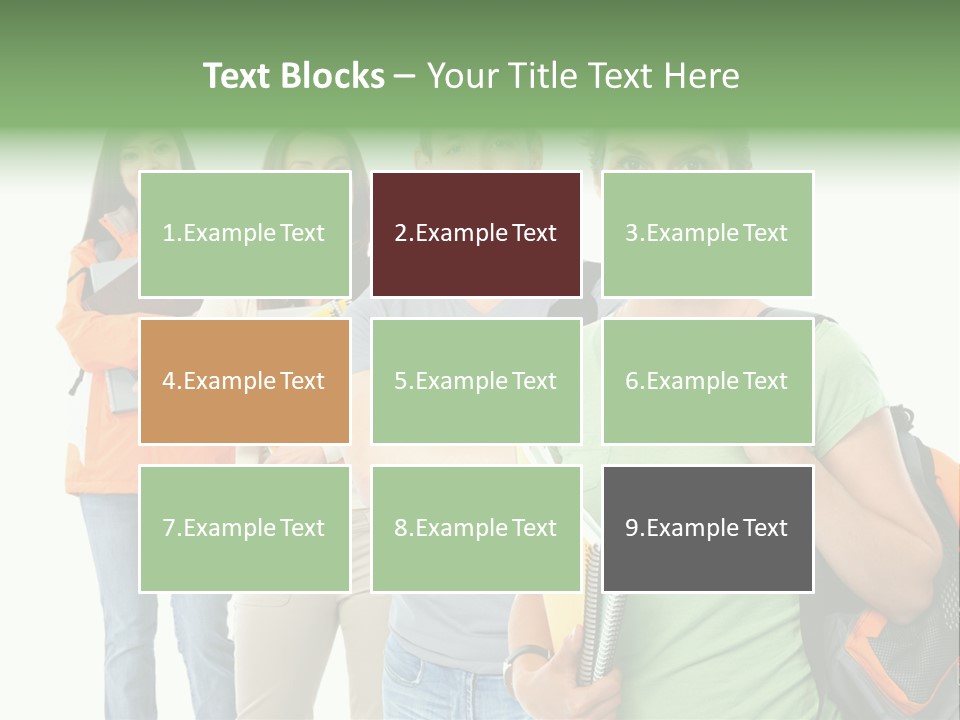 University School Man PowerPoint Template