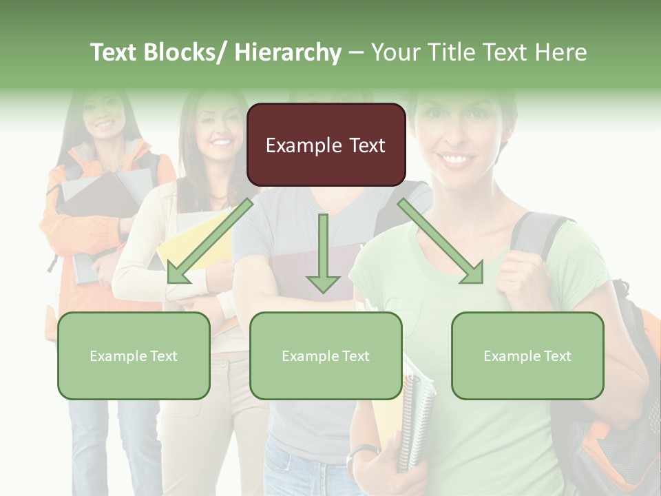 University School Man PowerPoint Template