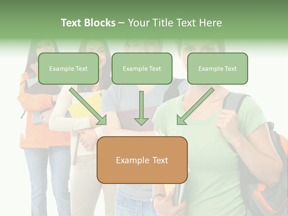 University School Man PowerPoint Template