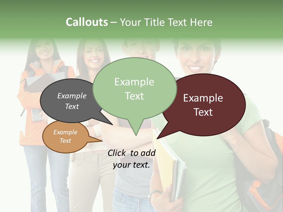 University School Man PowerPoint Template