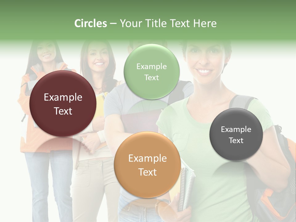 University School Man PowerPoint Template