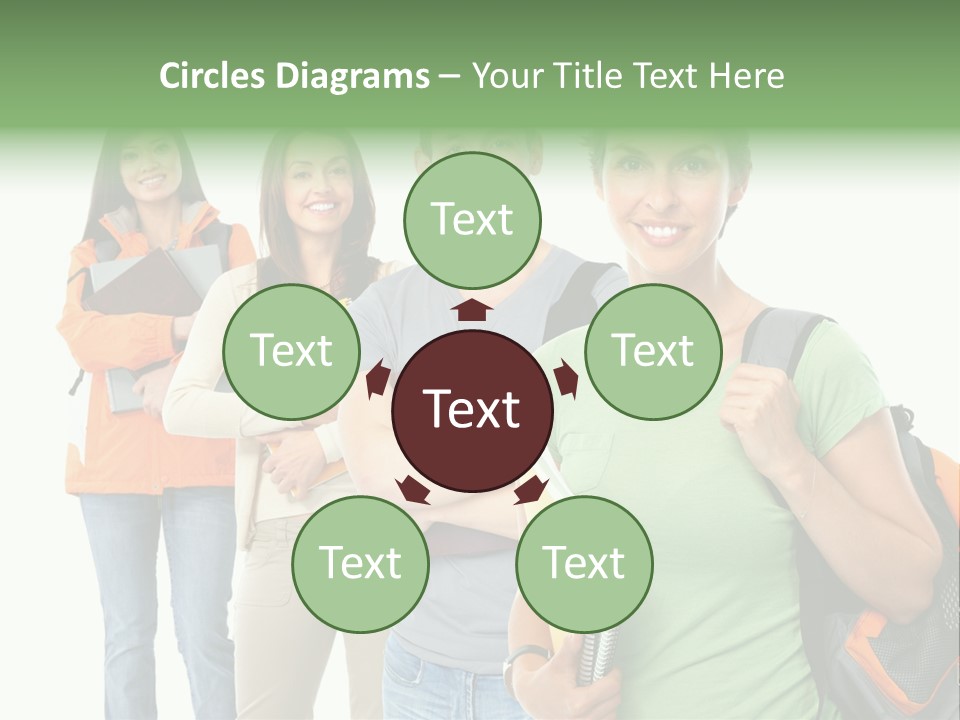 University School Man PowerPoint Template