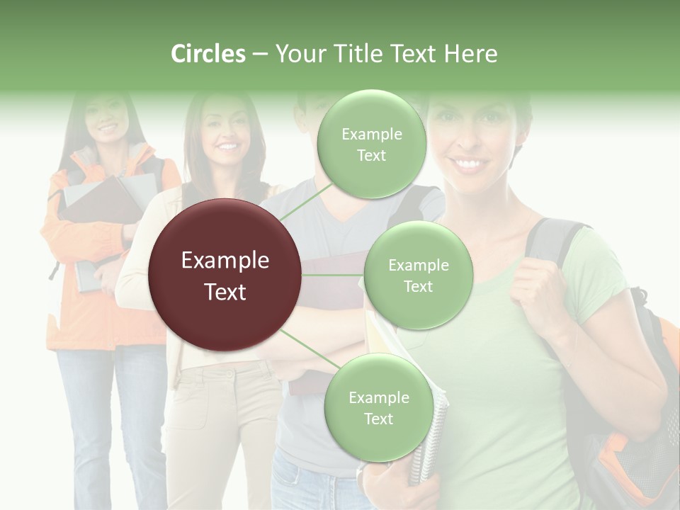 University School Man PowerPoint Template