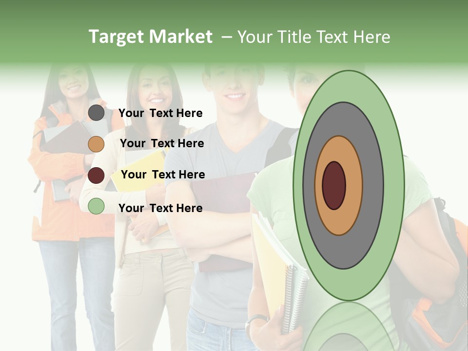 University School Man PowerPoint Template