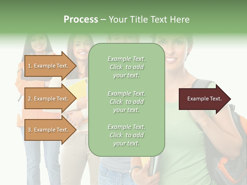 University School Man PowerPoint Template