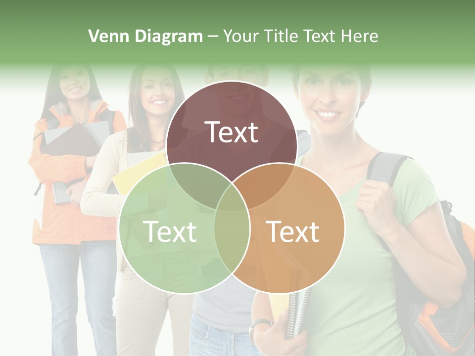 University School Man PowerPoint Template