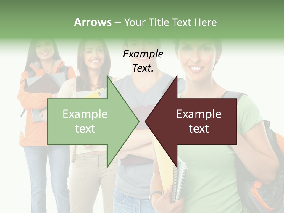 University School Man PowerPoint Template