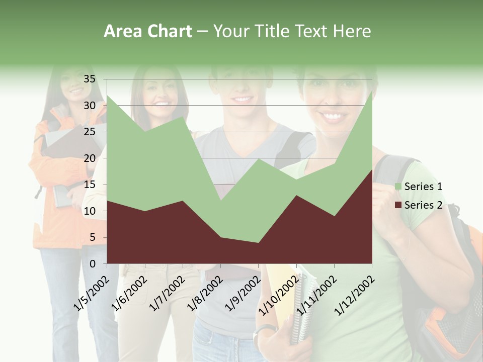 University School Man PowerPoint Template