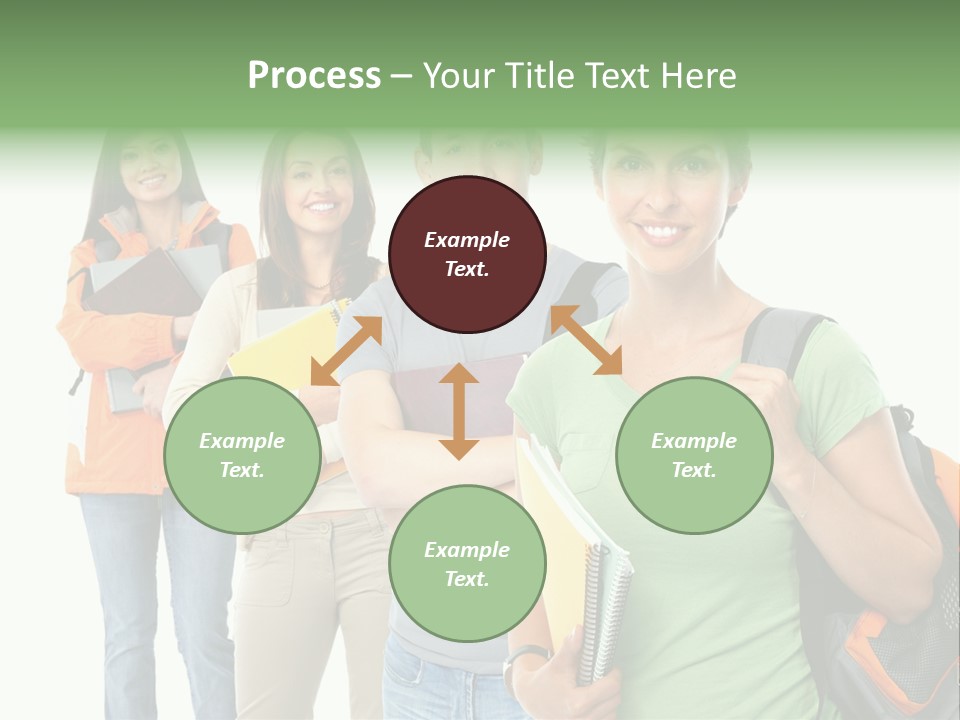 University School Man PowerPoint Template