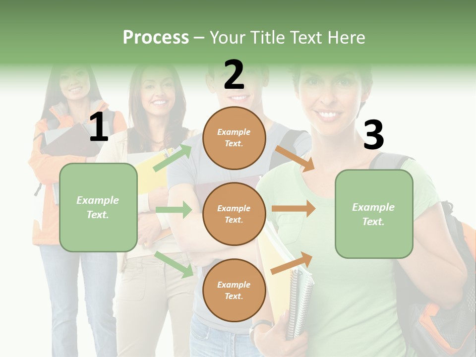 University School Man PowerPoint Template