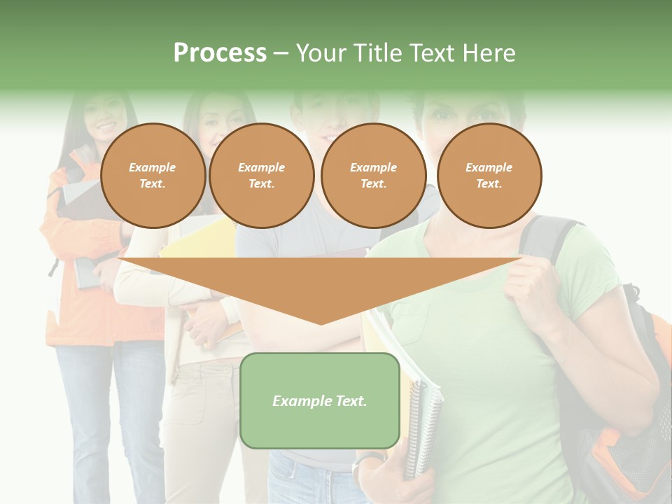 University School Man PowerPoint Template