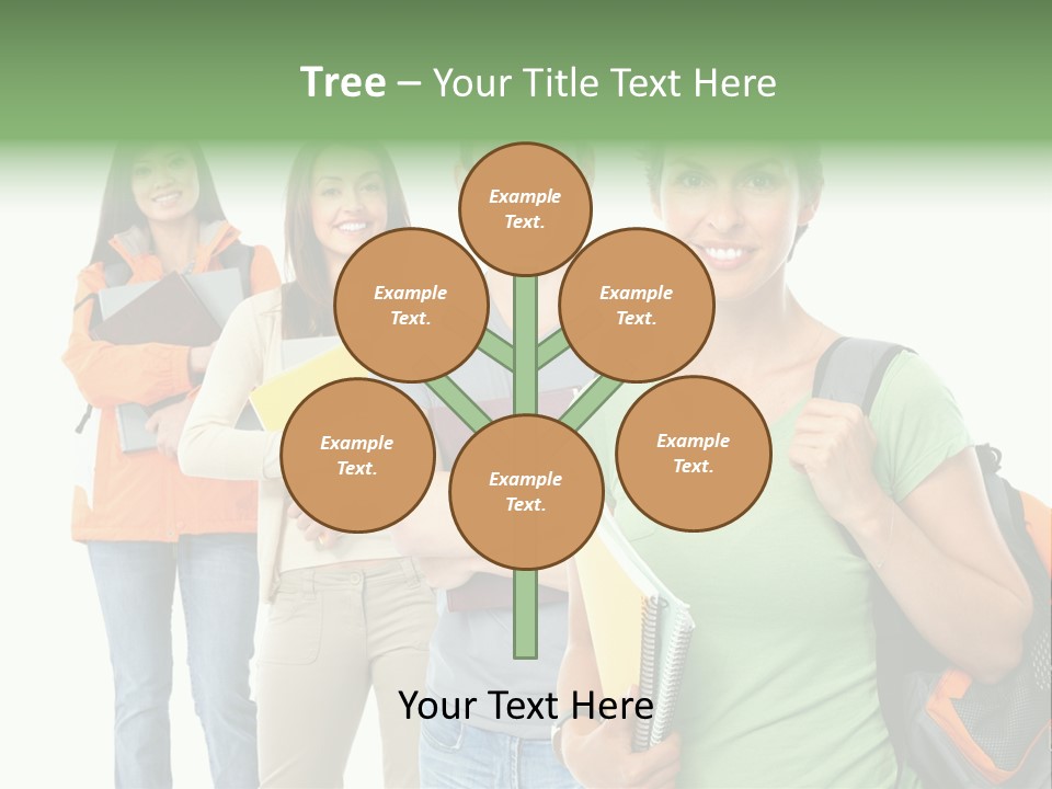 University School Man PowerPoint Template