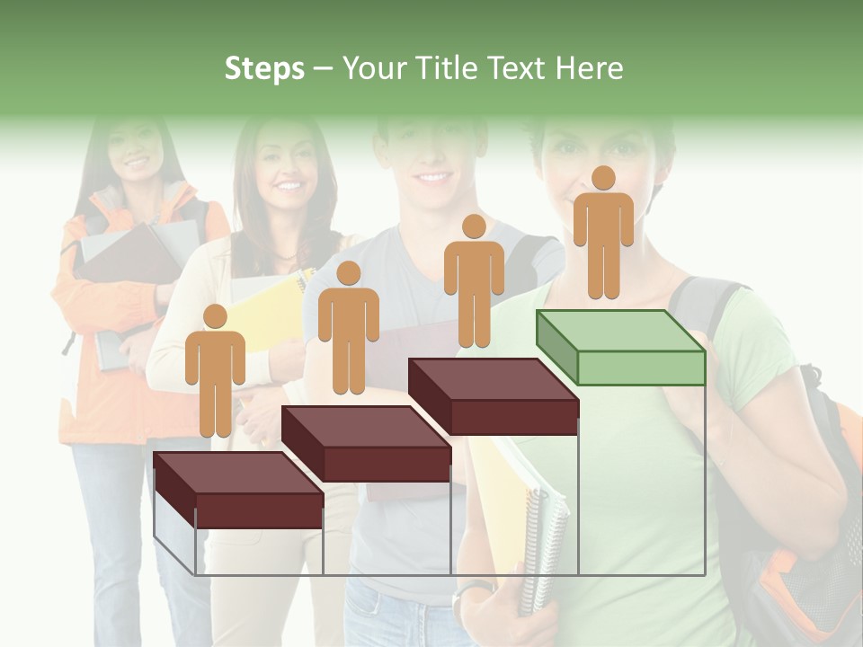 University School Man PowerPoint Template