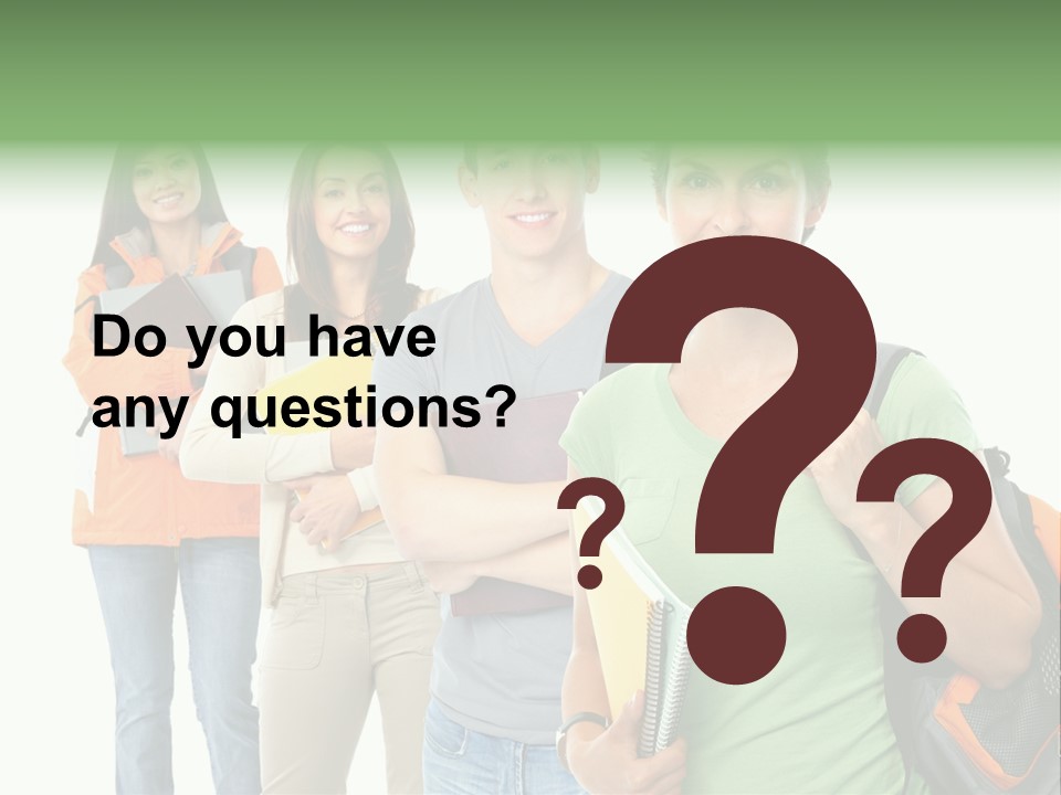 University School Man PowerPoint Template